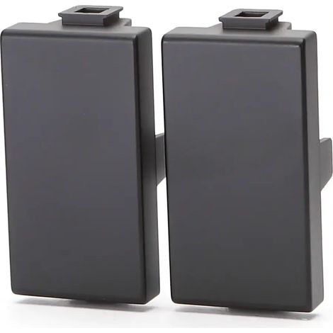 Aigostar Tappo copriforo Nero compatibile Serie Biticino Matix 16 Pezzi