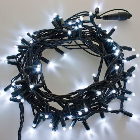 Guirlande lumineuse extensible 10M 96 LED blanc froid 8 modes d'animations 24V Lotti (1/3)