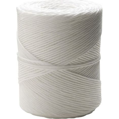 Rouleau de corde raphia blanche 3 brins 750gr (1/2)