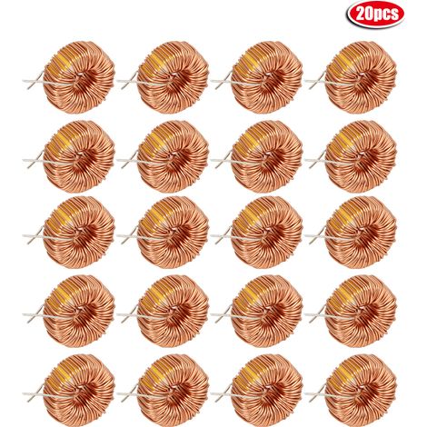 20 Bobines de fil d'inductance toroïdale en cuivre de haute qualité pour circuit imprimé PCB, référence 5026, 330µH, 3A (1/5)