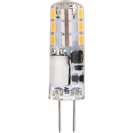 Ampoules LED G4, lot de 10, 24 LED, température de couleur tricolore, 1,2 W, spécialement conçues pour les suspensions, les plafonniers, les appliques murales et les lampes de table. (1/5)