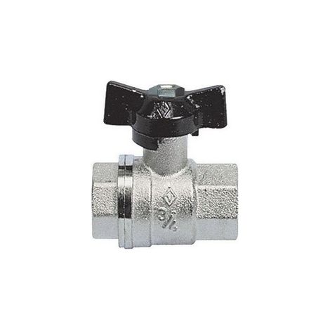 VALVOLA A SFERA FF CON FARFALLA 1/2'' DN 15 PN 64