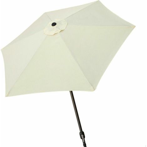 Aktive Sonnenschirm Aluminium Beige 270 cm Durchmesser