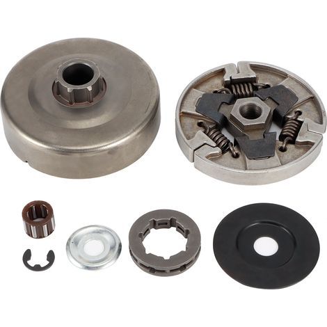 Ensemble de pignon de jante de tambour d'embrayage 3/8 en 7, adapté à la scie électrique Stihl MS660 066 064 MS640 MS661 (1/3)