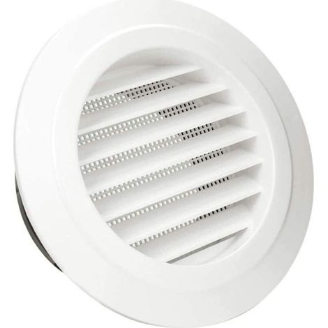 Bouche de Ventilation,6" Grille de Ventilation Ronde ABS avec Anti Insectes Grille de Protection pour Conduits,Bouche de Ventilation avec Grille de Protection (ø150mm) (1/5)