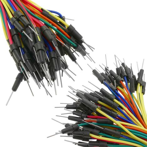 BeMatik - Câbles de connexion pour plaque d'essais pour l'électronique prototypes 65 unités (1/4)