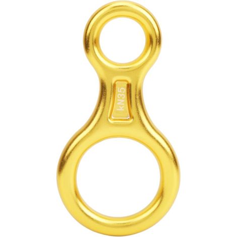 35 kN Aluminium-Sicherungsplatte zum Abseilen, für Kletterausrüstung und Achterabseiltechniken (1/5)