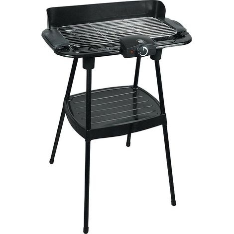 Grill Électrique - 2000 W à 2800 W - Surface De Grillage 46 x 23 cm - Table Ou Sur Pied - Revêtement Antiadhésif (1/4)