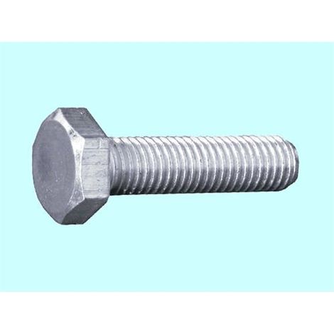 Viti acciaio zincato 8.8. a Testa Esagonale - 6x60 mm. - Filetto parziale -200 pz