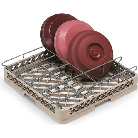 Panier de Lavage pour Plateaux et Assiettes 8 Compartiments - Pujadas