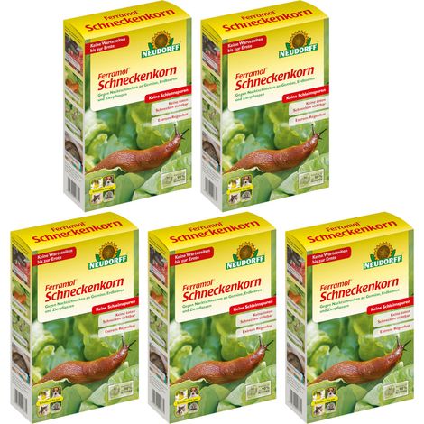 Neudorff Ferramol Schneckenkorn - 5x 2 kg (1/5)