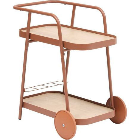 Credenza da giardino a 2 livelli in mogano di facile realizzazione - Hespéride