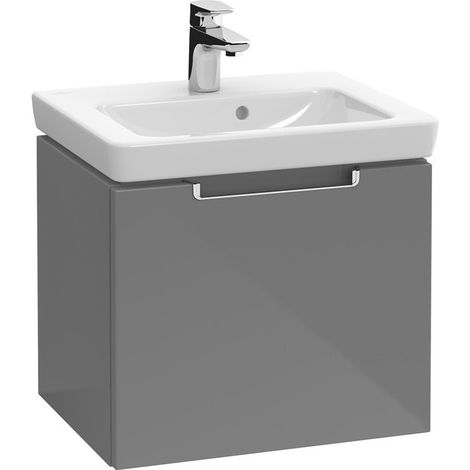 Meubles sous vasque, 485 x 420 x 380 mm, modèle suspendu, En bois White Matt