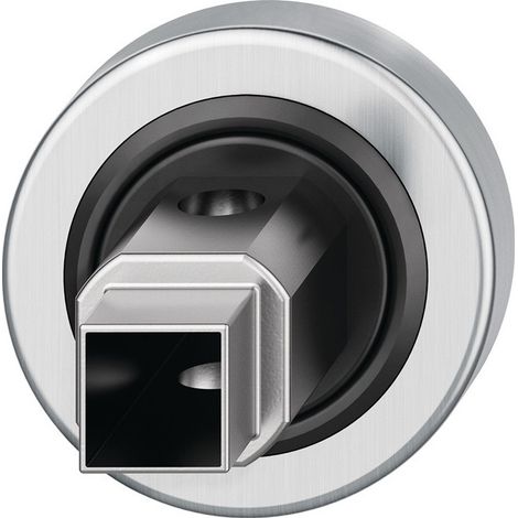 Adaptateur de poignée de fenêtre 34 0000 71101 Alu.F1.24-38mm avec verrouillage FSB