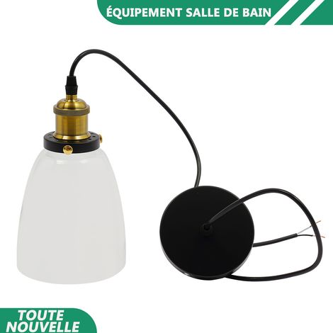 WAOBDLA Lumière moderne Pendentif éclairage Pendentif Lumière salle à manger Pendentif Lumière verre ombre (1/5)