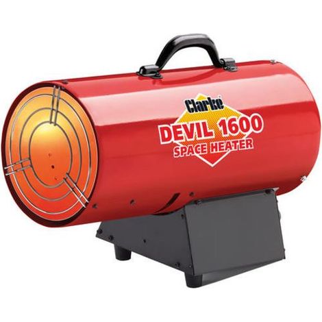 CLARKE DEVIL 1600 PROPANE FIRED SPACE HEATER