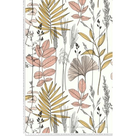 Papier peint Nature Rose Les Essentiels Lutèce
