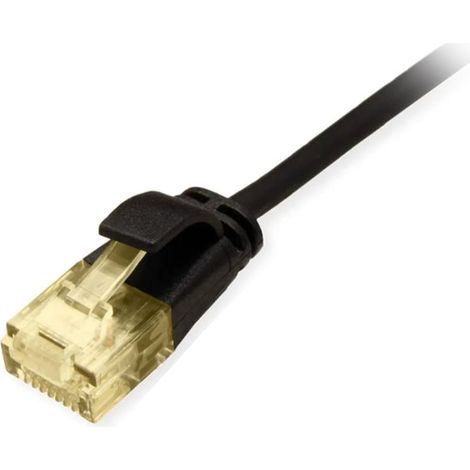 Equip Patchkabel Cat6A SlimFlex U/UTP 0.50m schw.LSZH 2xRJ45 Polybeutel