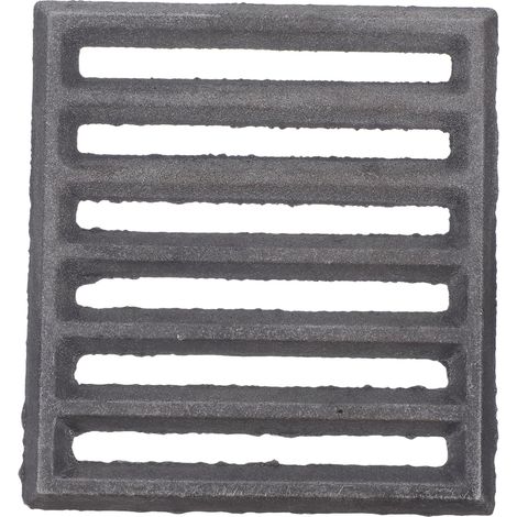 Grille de Barbecue en Fonte Portable 14x15 Cm pour Cuisson en Plein Air à Bois et Feu, Accessoire Robuste pour Foyers, Camping et Barbecues Extérieurs (1/5)