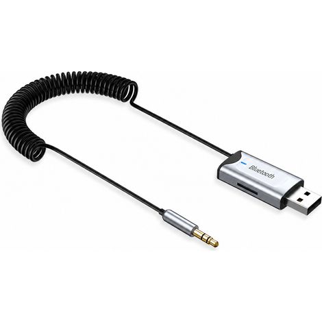 Récepteur Audio Bluetooth 5.3 USB avec Jack 3,5 mm et Fente pour Carte TF pour Autoradio Y1Pro (1/5)