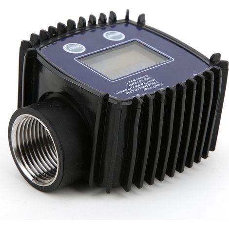 K25 1-Zoll-Durchflussmesser mit Innengewinde und Digitalanzeige, Wasserdurchflusssensor 10–100 l/min (1/5)