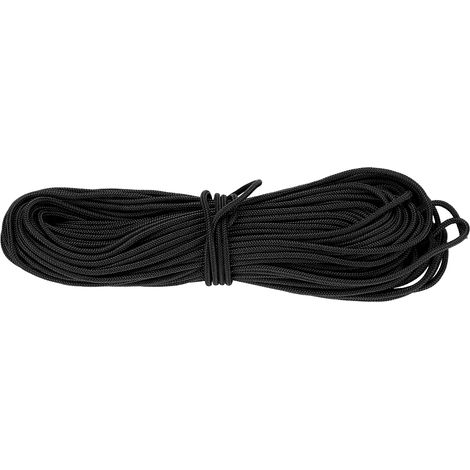 Boucle D pour Arc à Poulies - Accessoire de Cordage en Nylon avec Encochage Sécurisé - Noir (1/5)