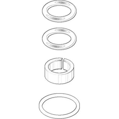 DORNBRACHT juego de juntas para caño PIEZAS DE REPUESTO 90141502000 70 x 110 x 10 mm, 9014150200090