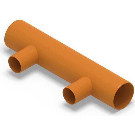 Distributeur thermique AWADUKT DN 400 BL 2 m, 2 raccords DN 250, centré