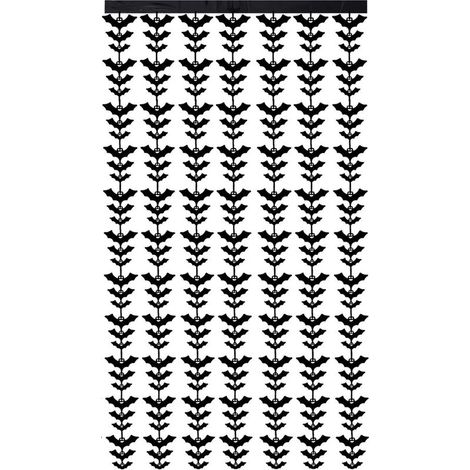 Rideau De Porte - Chauve-Souris Décoratives En PET - Auto-Adhésif - Pour Décoration Halloween - 200 x 100 cm - 1 Pièce (1/5)