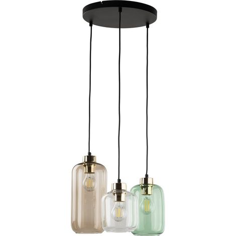 Tk-lighting Marco Pendelle schwarz und gold 37 cm (1/5)