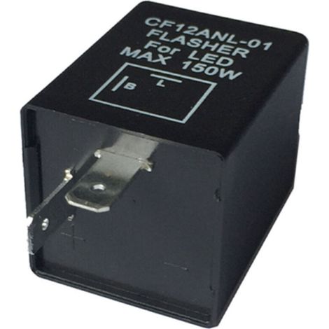 Correction de Relais de Clignotant à 2 Broches à 2 Broches CF12ANL-01 LED Electronic Turn Bulbes Hyper Flash Durabilité. LED électronique à Flash Tourner les Problèmes de Tension liés. Hyper. (1/4)