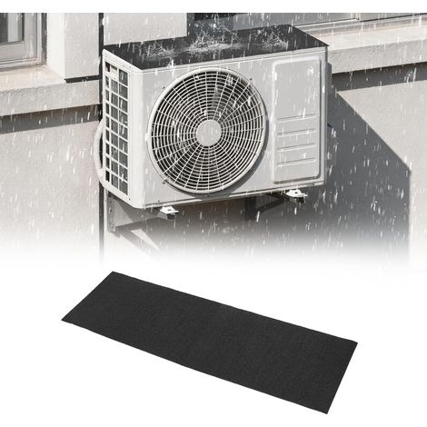 Housse pour unité extérieure de climatiseur – Tapis autocollant imperméable – Housse anti-poussière – Tapis d'isolation phonique – (30 x 100 cm) (1/5)