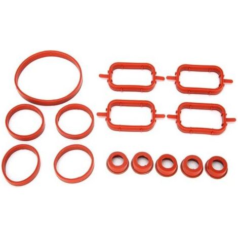 Kit de collecteur d'admission 14 pièces compatible avec les moteurs diesel 6 cylindres M57, M47, E87, E46, E90, E91, E92, E93, E39 et E60. (1/5)