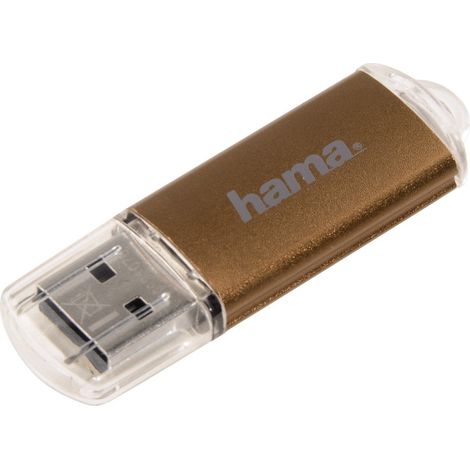 Hama USB-Stick Laeta 32GB USB 2.0 Bronze mit Öse