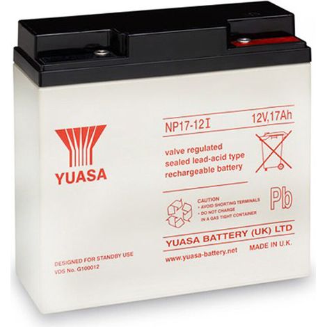 Batteria al piombo ermetica 12V 17Ah - Yuasa NP17-12I