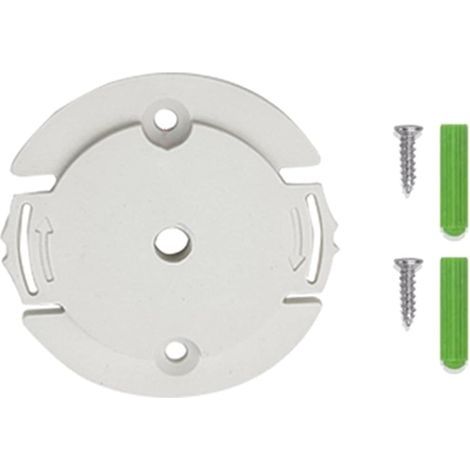 Support mural universel pour caméra de sécurité En ABS Pour intérieur et extérieur Pour caméra de sécurité CCTV Sans perçage Blanc (1/5)