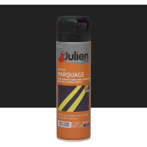 Aérosol de Marquage JULIEN Noir Mat (500ml) 0,5 L (1/2)