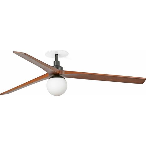 KLIM RECESSED L Ventilator schwarz/Nussbaum E27