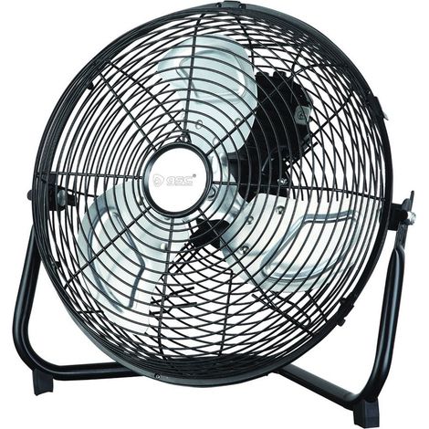 Metallbodenventilator 40cm 70W Schwarz