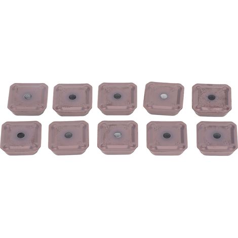10 Hartmetall-Dreheinsätze für CNC-Bearbeitung, beschichtete Schlichtbearbeitungsscheiben SEET1203