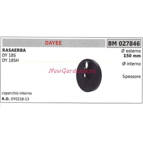 Rasenmäherrad-Innenabdeckung DAYEE DY 18S 18SH 027846
