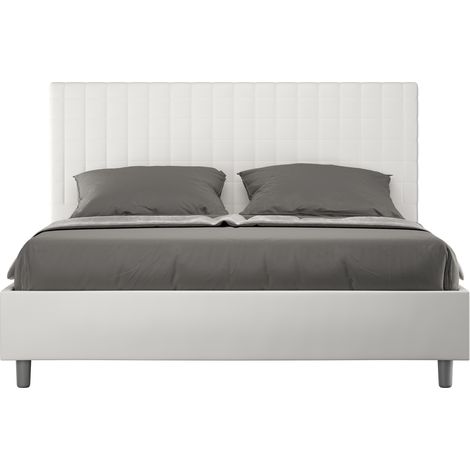 Letto Matrimoniale 160x190 cm Senza Rete Sunny Bianco (1/5)