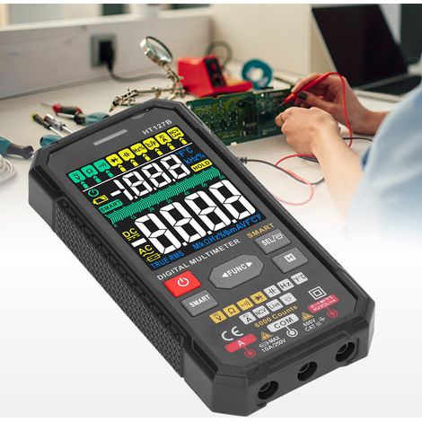 HT127B Hochpräzises, multifunktionales und vollautomatisches tragbares Digitalmultimeter (1/5)