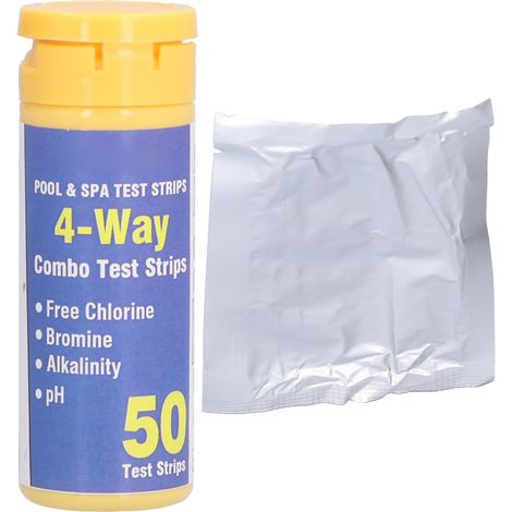 Bandelettes De Test Pour Eau - Analyse Rapide Par Colorimétrie - Pour Piscines Aquariums Et Spas - Pack De 100 Unités (1/5)