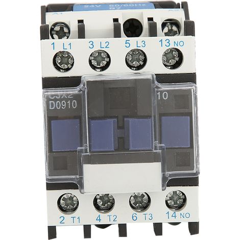 Industrieller elektrischer Schütz CJX2-0910, Schienenmontage, 110 V AC (1/5)