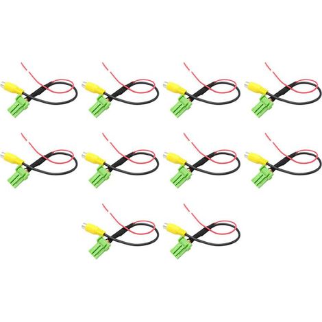 10X Caméra de Recul de Voiture RCA Vidéo Caméra de Recul Convertir Adaptateur de Câble pour Vitara Swift Sx4 (1/2)