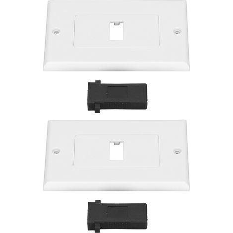 Set aus 2 USB 3.0-Wandsteckdosen mit jeweils zwei Anschlüssen für schnelles Aufladen, ideal für Zuhause, Büro oder Hotel. (1/5)