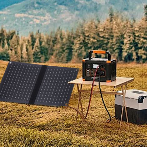 Panneau Solaire Portable 16W 5V Monocristallin Pliable pour Camping et Urgences en Extérieur (1/5)