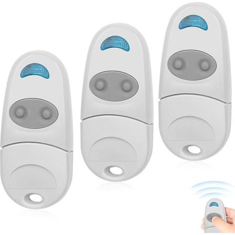 Lot de 3 télécommandes universelles 433,92 MHz – Compatible Came TOP432NA, 432EE, 432EV, 432A, 432M – Portail (1/4)