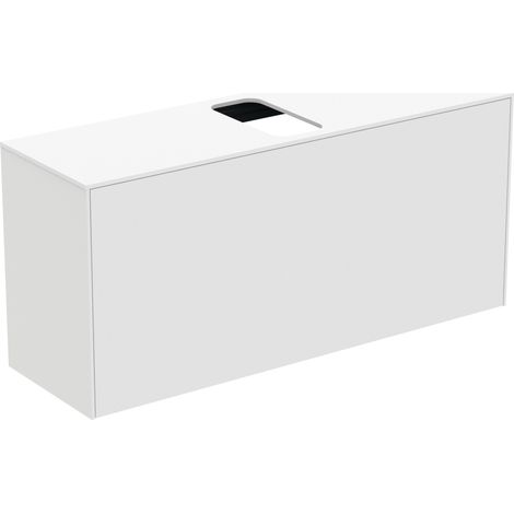 Ideal Standard Mueble bajo para lavabo, 1 cajón, corte central, (1/2)